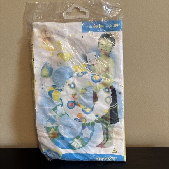 Intex The Wet Set Swim Ring -Print Pool Float 24” Vintage 2003 New #59241 - Picture 9 of 9